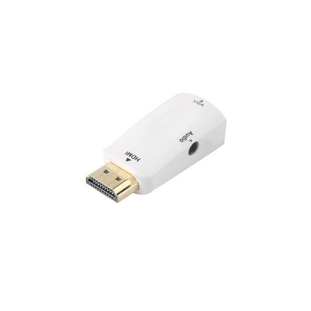 Переходник HDMI M to VGA F white Voltronic (YT-CA-HDMI(M)/VGA(F)) - изображение 1