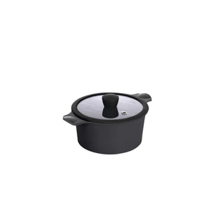 Каструля Ringel Zitrone black з кришкою 3.0 л (RG-2108-20 BL) зображення 1