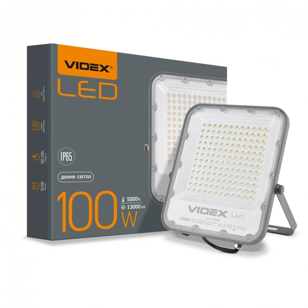 Прожектор Videx LED PREMIUM VIDEX F2 100W 5000K (VL-F2-1005G) - picture 3
