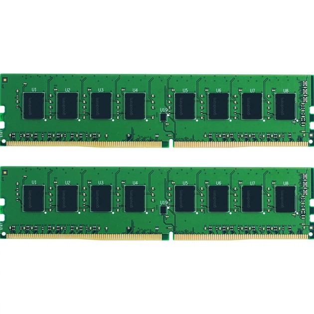 Модуль пам'яті для комп'ютера DDR4 16GB (2x8GB) 2666 MHz Goodram (GR2666D464L19S/16GDC) - изображение 1