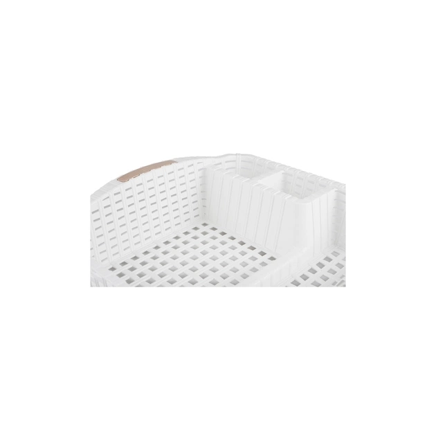 Сушарка для посуду Violet House 0757 Ротанг White (0757 Роттанг WHITE сушка д/пос.4) - picture 3