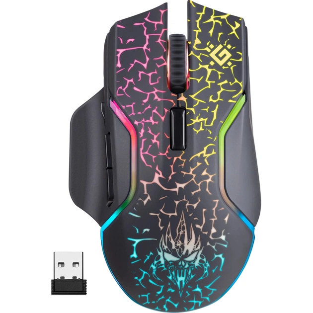 Мишка Defender Oneshot GM-067 Wireless Black (52067) - зображення 1