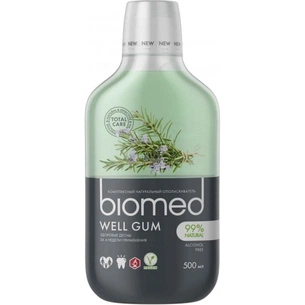 Ополіскувач для порожнини рота BioMed Well Gum Здоров'я ясен М'ята 500 мл (7640168930639) зображення 1