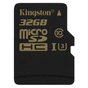 Карта пам'яті Kingston 32GB microSDHC class 10 UHS-I U3 4K (SDCG/32GB) - зменшене зображення 2