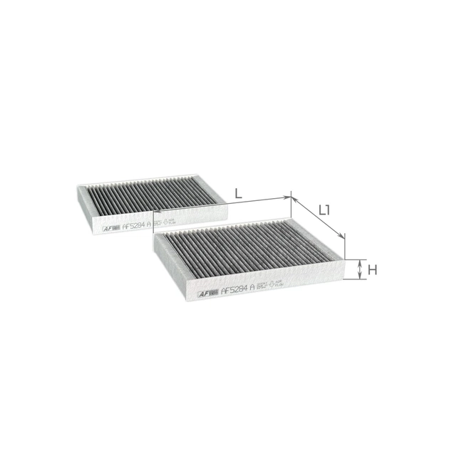 Фільтр салону ALPHA FILTER AF5284a-2 - зображення 1