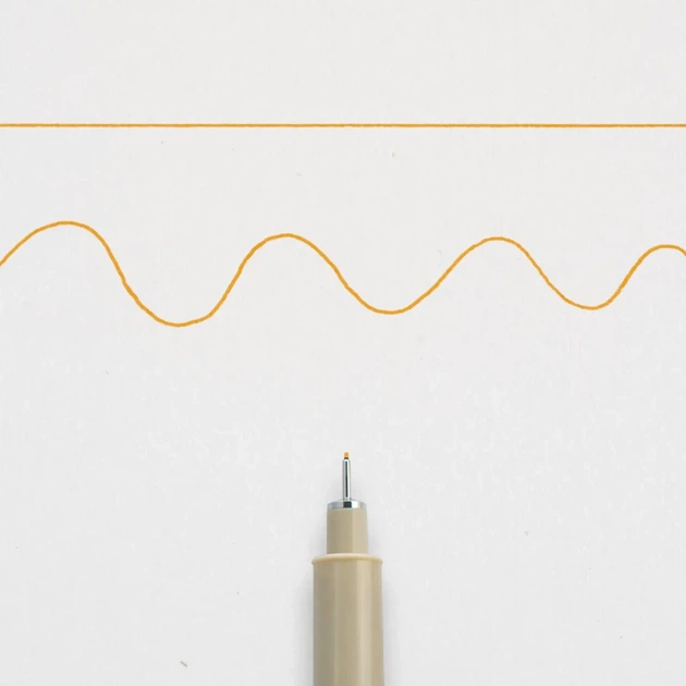 Лайнер Sakura Pigma Micron (0.1) 0,25 мм Помаранчевий (084511306295) - picture 4