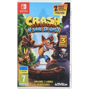 Гра Nintendo Switch Crash Bandicoot N'sane Trilogy (88199EN) зображення 1