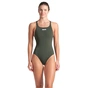 Купальник Arena Team Swimsuit Swim Pro Solid 004760-660 темно-зелений 36 (3468337481843) - зменшене зображення 1