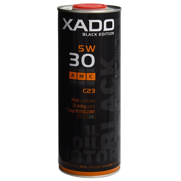 Моторна олива Xado Atomic Oil 5W-30 С23 AMC Black Edition 1л (XA 25173) - изображение 1