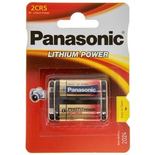 Батарейка Panasonic 2CR5 * 1 LITHIUM (2CR-5L/1BP) зображення 1