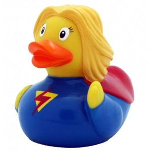 Игрушка для ванной Funny Ducks Супервумен утка (L1808) изображение 1