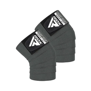 Бинт для спорту RDX на коліна K1 GYM Knee Wraps Grey (WAH-K1G) зображення 1