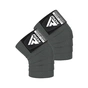 Бинт для спорту RDX на коліна K1 GYM Knee Wraps Grey (WAH-K1G) - зменшене зображення 1