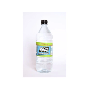 Вода дистильована ЗАБХ 0,9л (ЗАБХ_34156) изображение 1