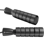 Скакалка 4yourhealth Premium Jump Rope 2488 швидкісна 2.5м Чорна (4YH_2488_Black) - зменшене зображення 3