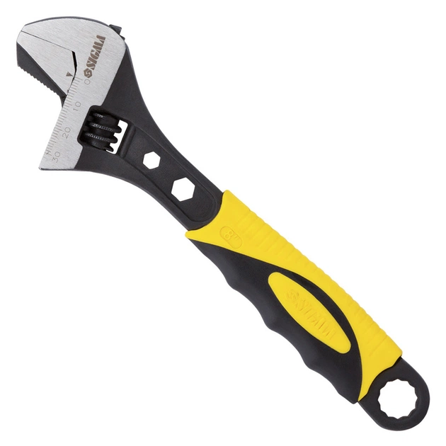 Ключ Sigma розвідний з переставною губкою 200мм, 0-30мм CrV (TPR) (4100921) - picture 3