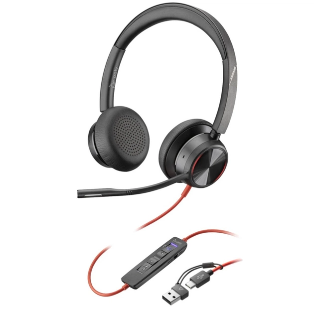 Навушники Poly Blackwire 8225-M USB-A/C (8X225AA) - зображення 1