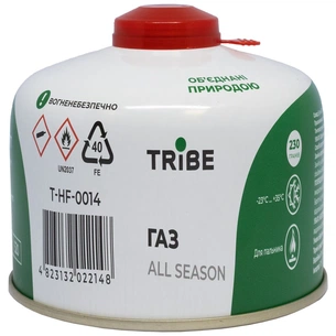 Газовый баллон Tribe різьбовий 230 г (T-HF-0014) изображение 1