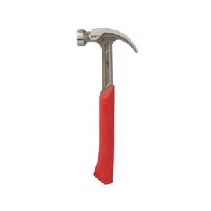 Молоток Milwaukee сталевий з прямим гвоздодером 570 гр, рукоятка SHOCKSHIELD (4932478654) зображення 1