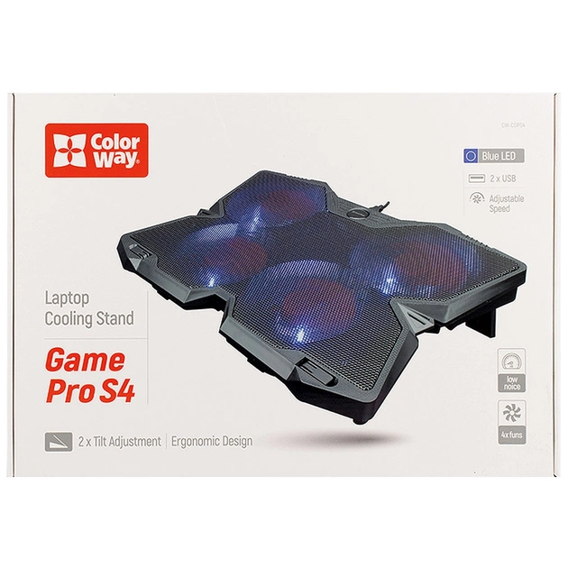 Підставка до ноутбука ColorWay Cooling Game Pro S4, 10-17 (CW-CGPS4) - picture 11