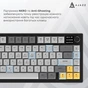 Клавіатура Ajazz AF82 Wireless/Bluetooth/USB UA Gray/White/Orange (AF82-GWO) - зменшене зображення 10