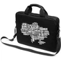 Сумка для ноутбука Vinga 14" NB1402 Black, white print (NB1402UWBK) - зменшене зображення 1