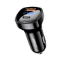 Зарядний пристрій Acefast 2xUSB 66W (USB-C + USB-A) B4 with digital display (6974316280392) - зменшене зображення 1