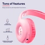 Навушники Trust Nouna Kids Wireless Pink (25274) - зменшене зображення 5