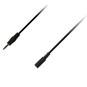 Кабель мультимедійний 3.5mm M to 3.5mm F 1.5m Piko (1283126473937) зображення 1
