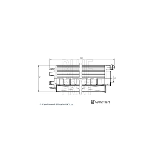 Фільтр масляний Blue Print ADBP210072 зображення 1