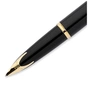 Ручка пір'яна Waterman CARENE Essential Black/Gold GT  FP F (11 204) - зменшене зображення 4