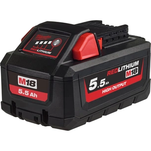 Акумулятор до електроінструменту Milwaukee Li-Ion M18 HB5,5 5,5Ah High Output (4932464712) зображення 1