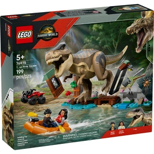 Конструктор LEGO Jurassic World Втеча річкою від тиранозавра (76975) зображення 1