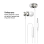 Навушники ColorWay 3.5 mm Wired Earphone UrbanBeat White (CW-WD03WT) - зменшене зображення 8