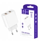 Зарядний пристрій Denmen 2xUSB 2.4A white (DM-DC05-WH) - зменшене зображення 4