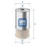 Фільтр масляний UFI 25.528.00 - зменшене зображення 1
