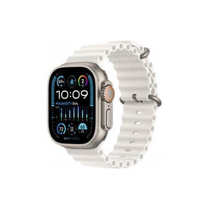Смарт-годинник Apple Watch Ultra 2 GPS + Cellular, 49mm Titanium Case with White Ocean Band (MREJ3UL/A) зображення 1