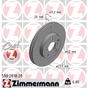 Гальмівний диск ZIMMERMANN 590.2818.20 - зменшене зображення 1