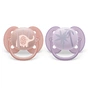 Пустушка Philips AVENT Ultra Soft ультрам'яка 0-6 міс. 2 шт (SCF091/09) - зменшене зображення 2