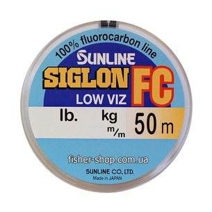 Флюорокарбон Sunline Siglon FC 50m 0.415мм 10.9кг повідковий (1658.01.45) зображення 1