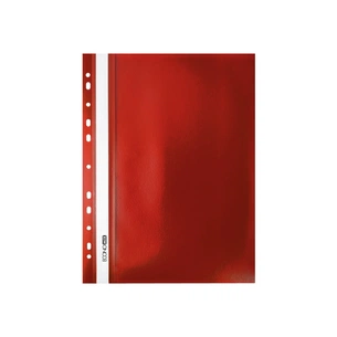 Папка-швидкозшивач Economix А4 з перфорацією, фактура "помаранч", червона (E31508-03) зображення 1
