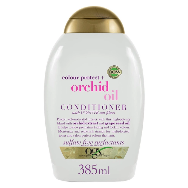Кондиціонер для волосся OGX Orchid Oil для захисту кольору фарбованого волосся 385 мл (0022796972415) - зображення 1