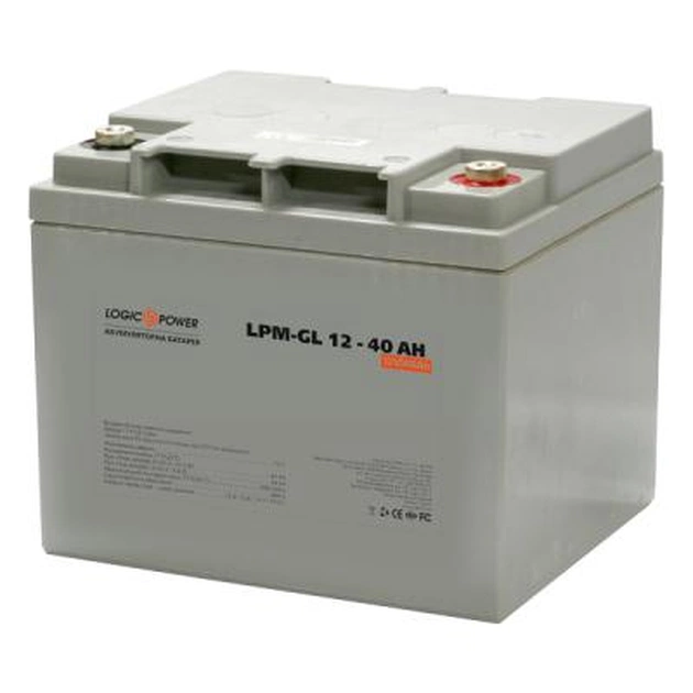 Батарея до ДБЖ LogicPower LPM-GL 12В 40Ah (4154) - изображение 1