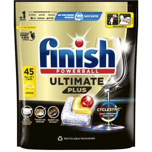Таблетки для посудомийних машин Finish Ultimate Plus All in 1 Lemon 45 шт. (5908252010998) зображення 1