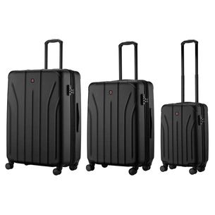 Набір валіз Wenger Oryson 3 в 1 (S,M,L) пластик, 4 колеса, чорний (653171) зображення 1