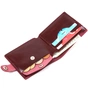 Портмоне Shvigel Шкіряне Бордове (16442) - зменшене зображення 7