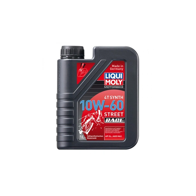 Моторное масло Liqui Moly Motorbike 4T Synth 10W-60 Street Race 1л. (1525) - изображение 1