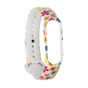 Ремінець до фітнес браслета Armorstandart для Xiaomi Mi Band 4/3 White Flowers (ARM52062) - зменшене зображення 1