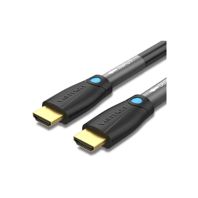 Кабель мультимедійний HDMI M to HDMI M 10.0m V2.0 4K60Hz black Vention (AAMBL) - picture 1
