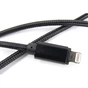 Дата кабель USB 2.0 AM to Lightning 0.2m black Dengos (NTK-L-SHRT-BLACK) - зменшене зображення 2